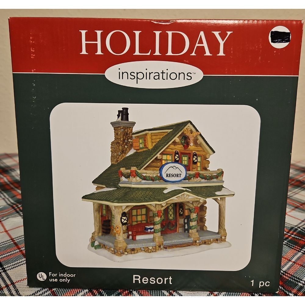 Holiday Inspirations "Resort" House Village Decor